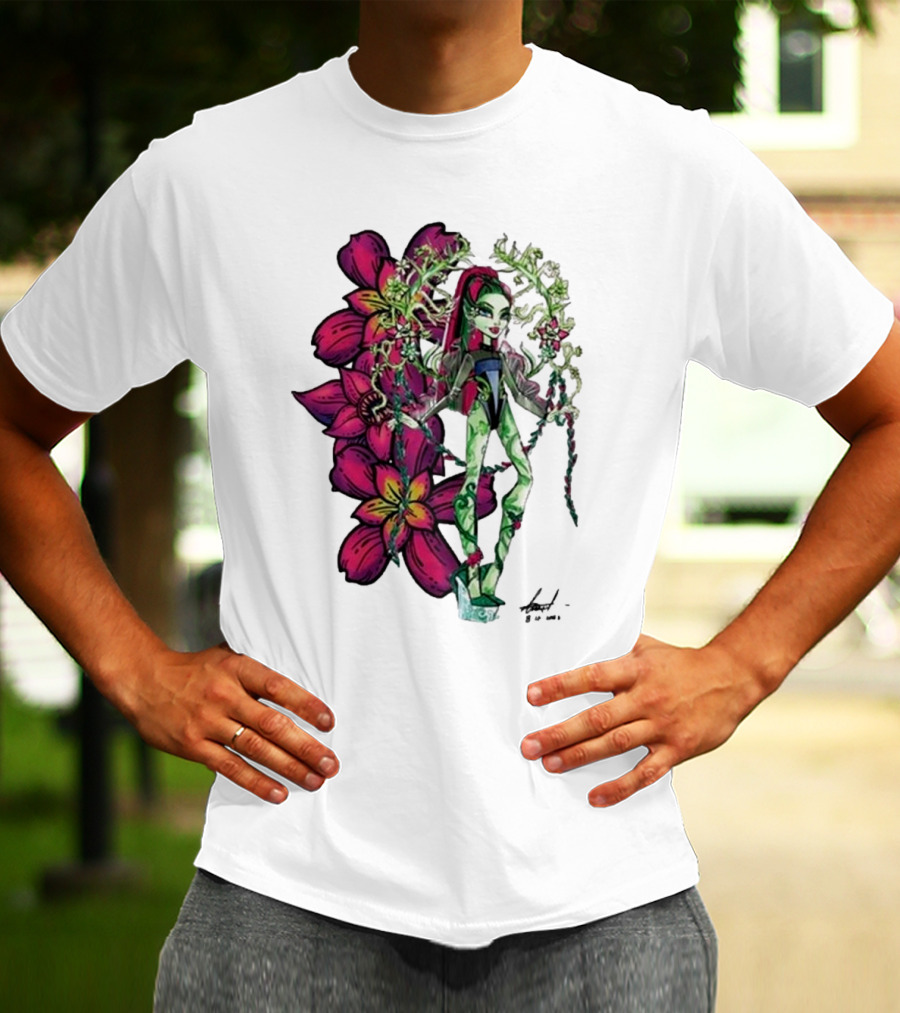 Monster High Venus McFlytrap Lily Blossom Vines Fashion Style T-Shirt