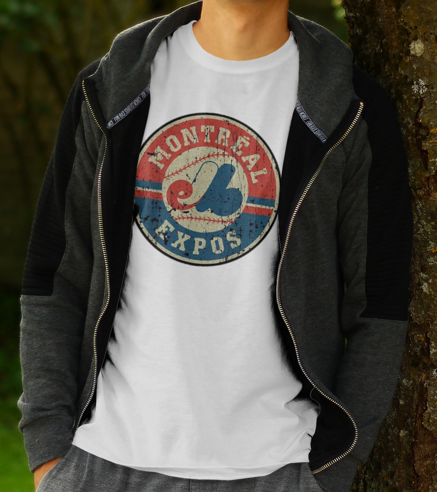 Montreal Expos Vintage Baseball Circle Emblem T-Shirt