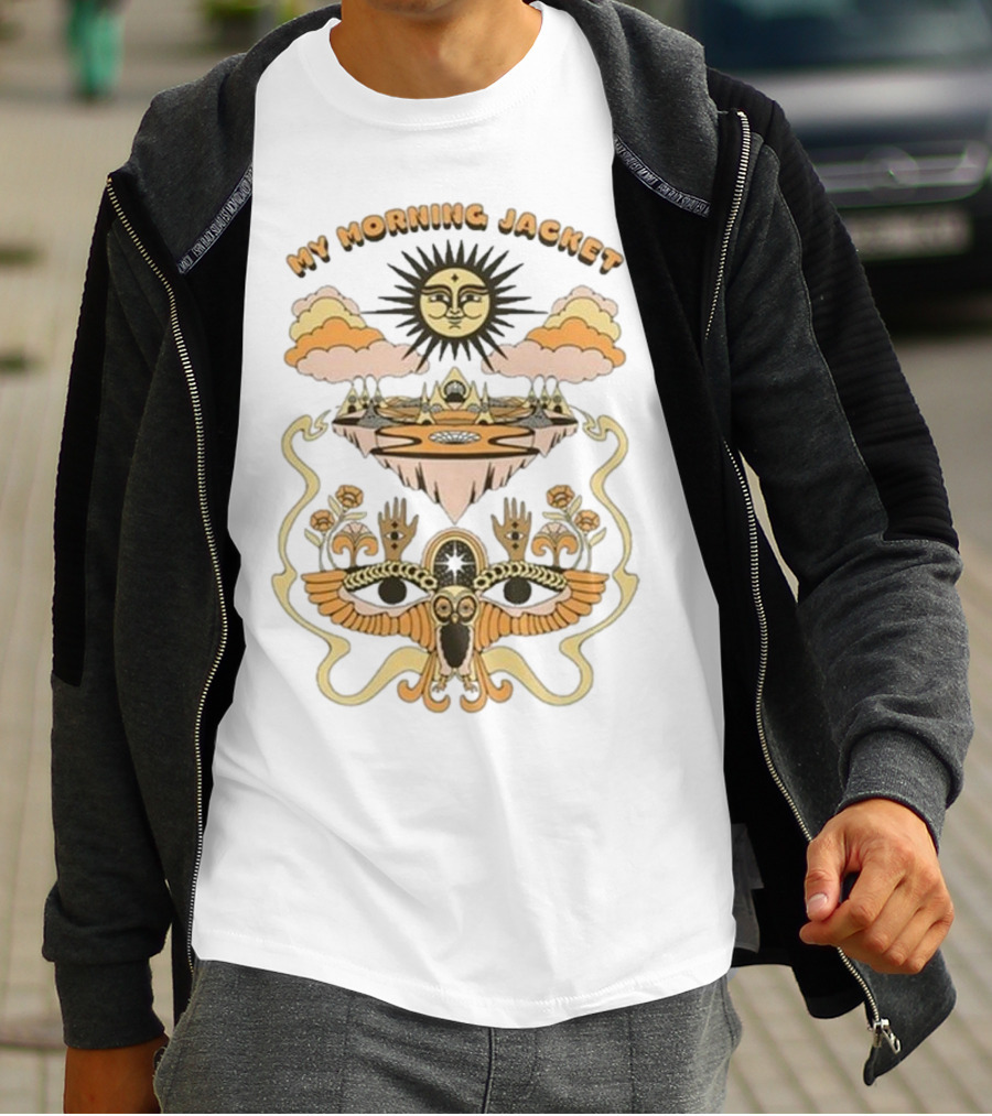 My Morning Jacket Suniverse Sun Owl Cloud Fantasy T-Shirt