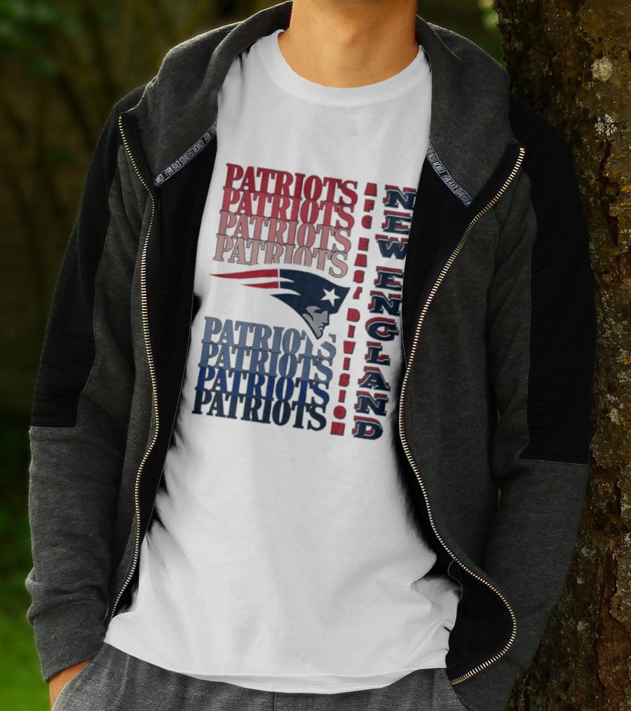 Patriots New England AFC East Division Football Team T-Shirt