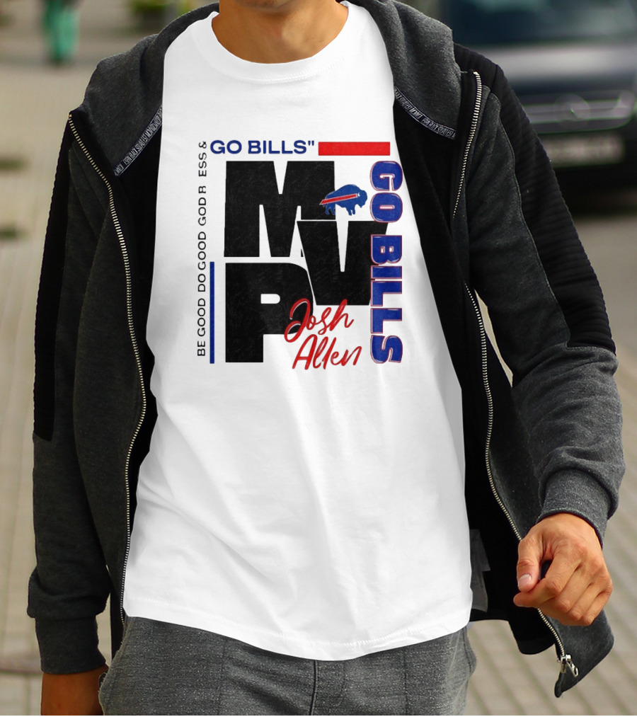 "Go Bills Josh Allen MVP Buffalo Football" T-Shirt