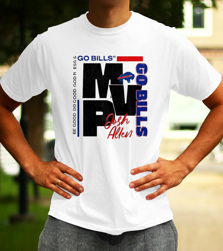 "Go Bills Josh Allen MVP Buffalo Football" T-Shirt