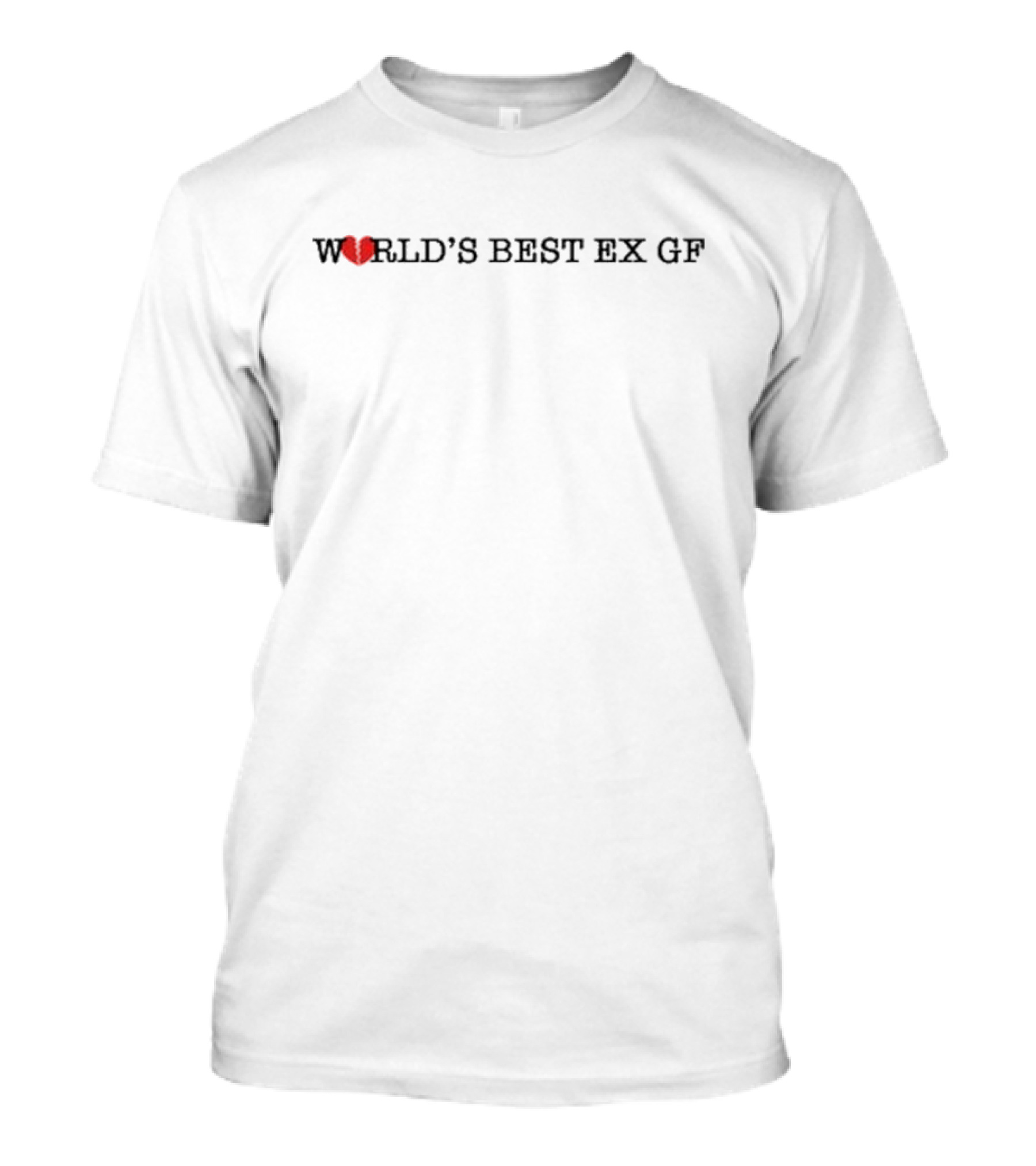 Nick Nayersina World’s Best Ex Gf With Heart Symbol T-Shirt