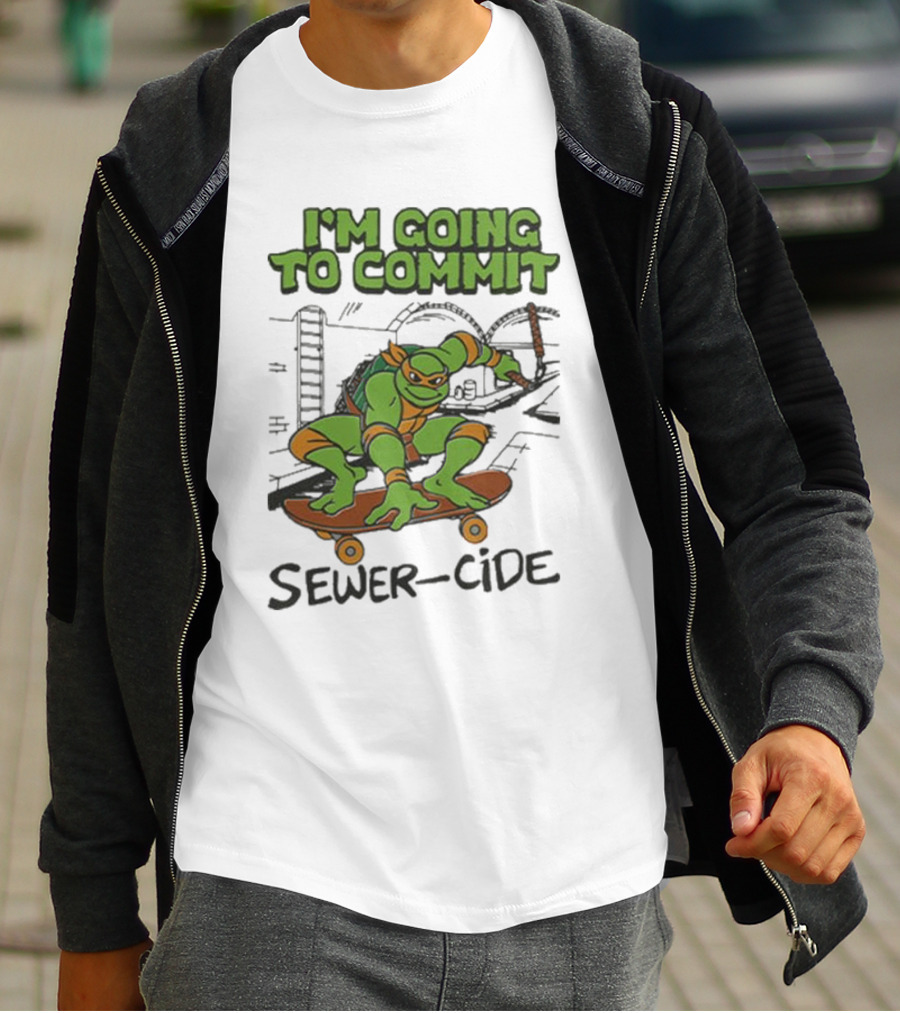Ninja Turtles I’m Going To Commit Sewer-Side T-Shirt