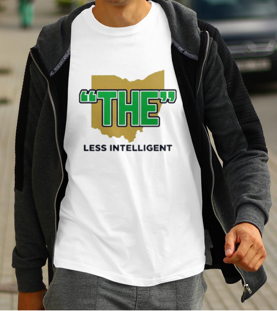"Notre Dame Fighting Irish 'The' Less Intelligent Ohio Parody" T-Shirt