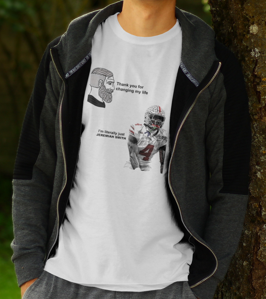 Ohio State Buckeyes Meme Thank You For Changing My Life I'm Literally Just 18 T-Shirt