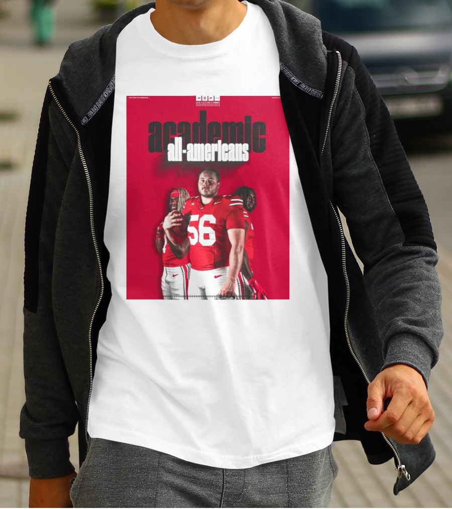 Ohio State Football Academic All-Americans Quinshon Judkins Seth McLaughlin Donovan Jackson T-Shirt