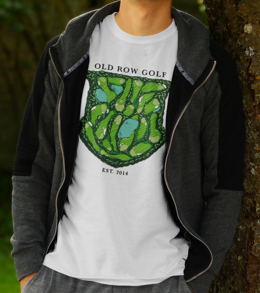 Old Row Golf Course Pigment Dyed T-Shirt