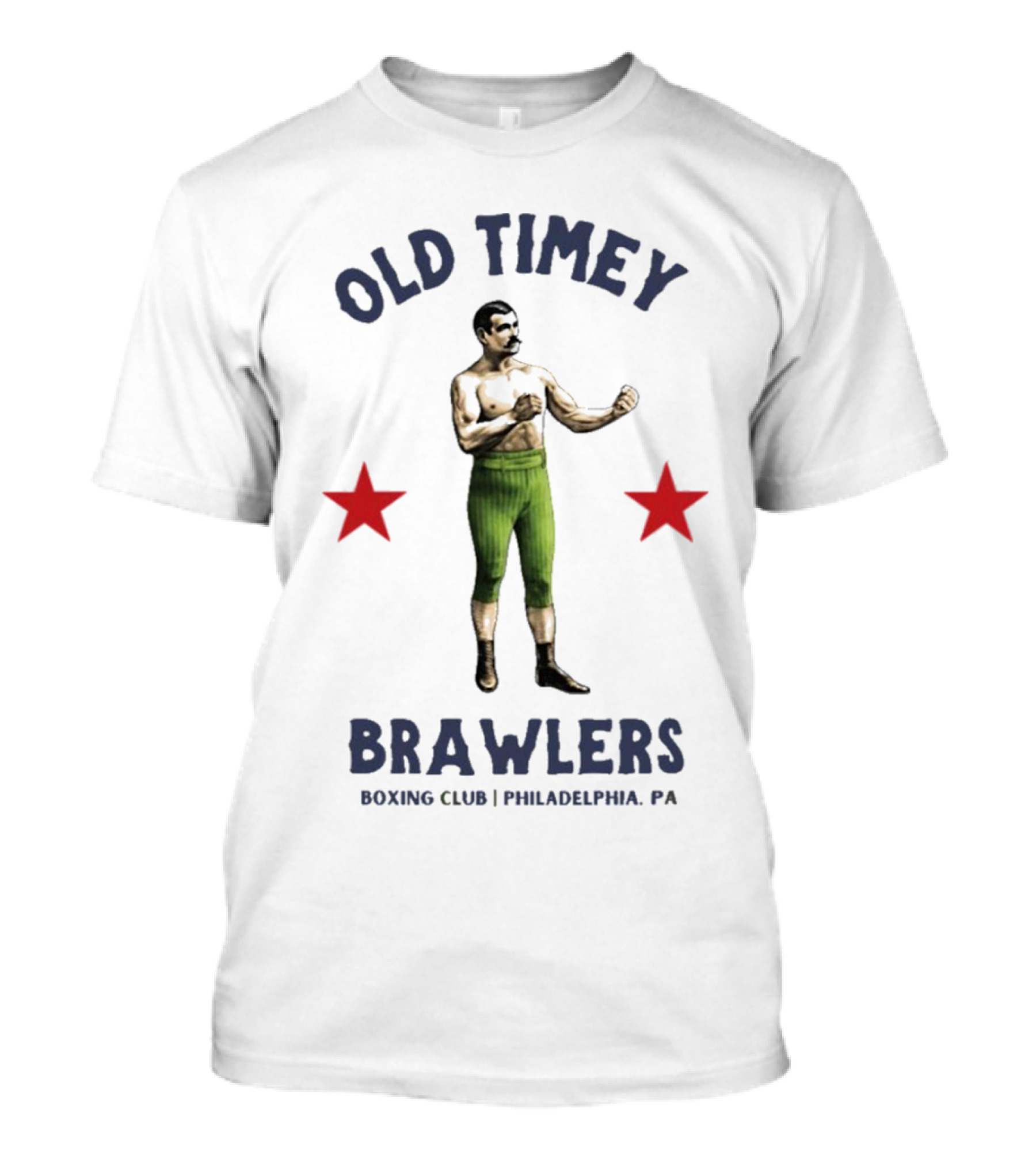 Old Timey Brawlers Boxing Club Philadelphia Vintage Style T-Shirt