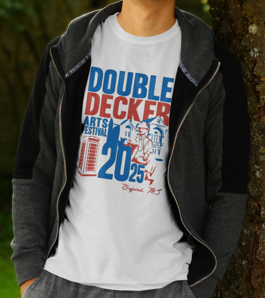Ole Miss Rebels Double Decker Arts Festival 2025 Oxford MS T-Shirt