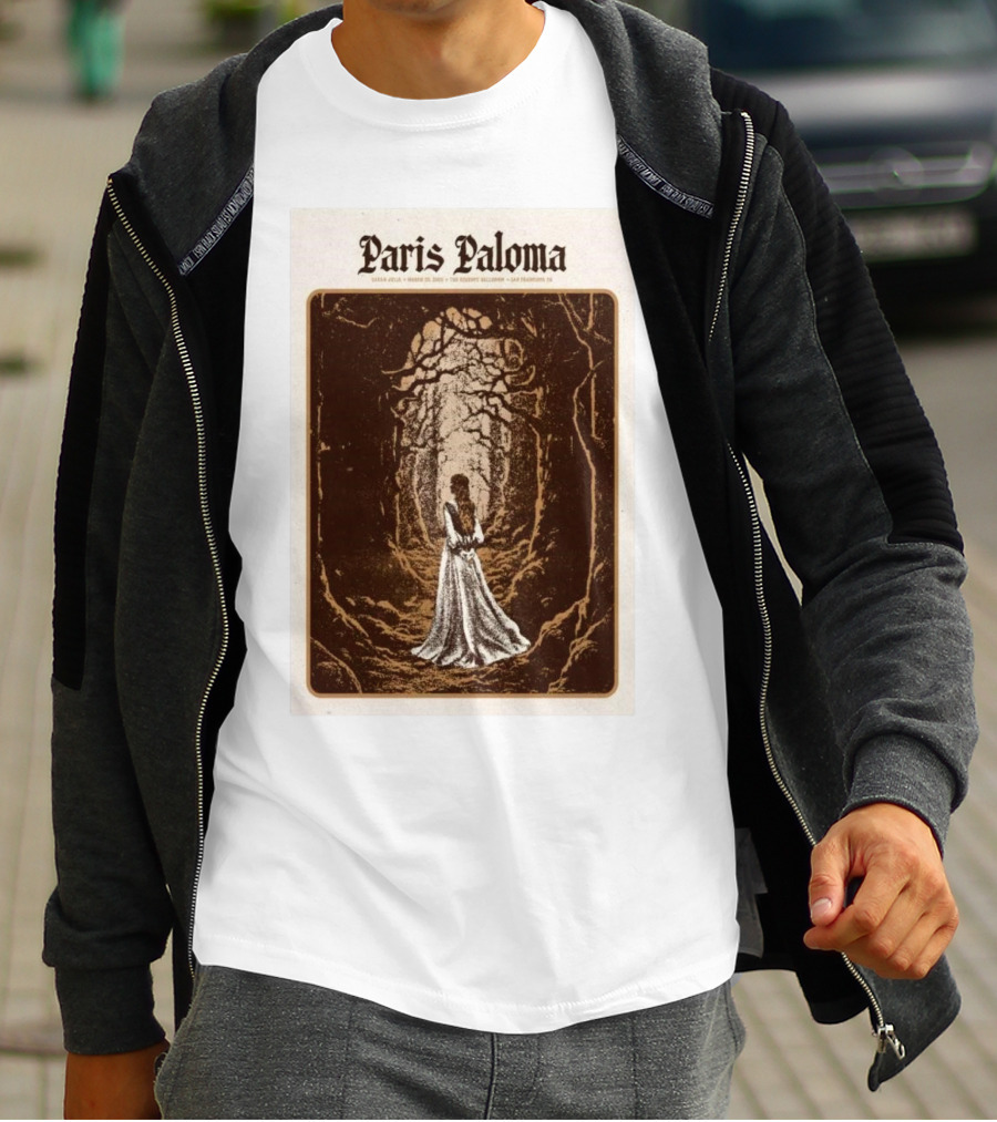 Paris Paloma March 25 2025 The Regency Ballroom San Francisco CA Concert T-Shirt