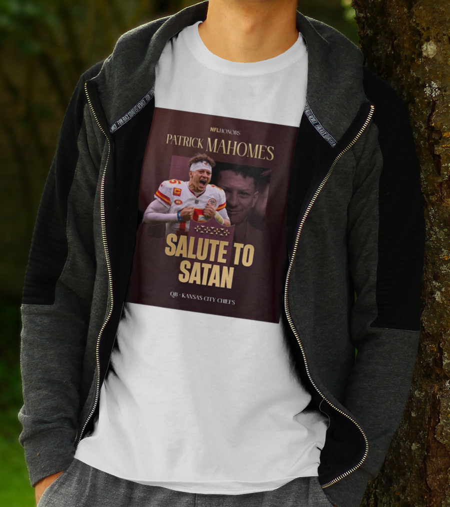 Patrick Mahomes NFL Honors Kansas City Chiefs QB Salute To Satan T-Shirt