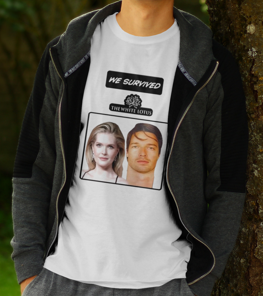 We Survived The White Lotus Patrick Schwarzenegger T-Shirt
