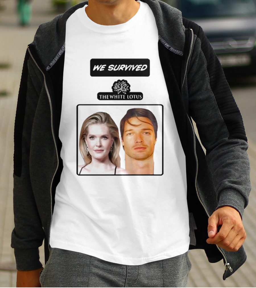 We Survived The White Lotus Patrick Schwarzenegger T-Shirt