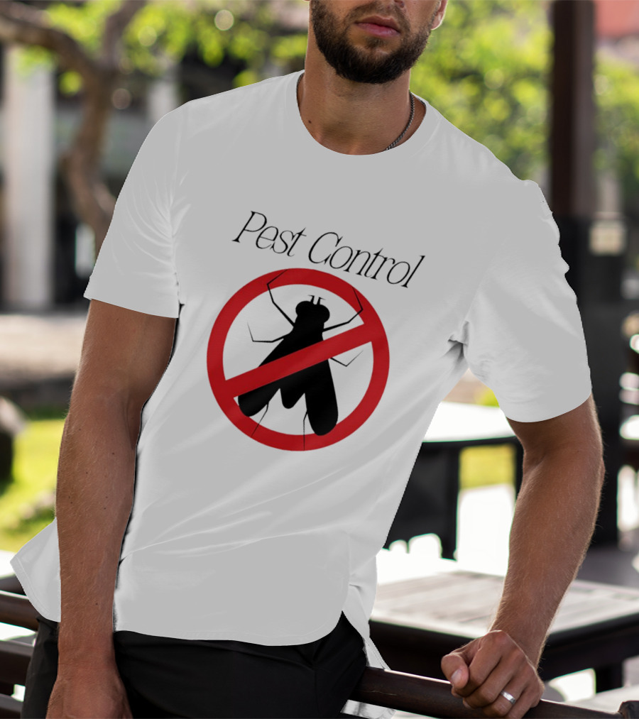 Ghostbusters Pest Control Logo Design T-Shirt