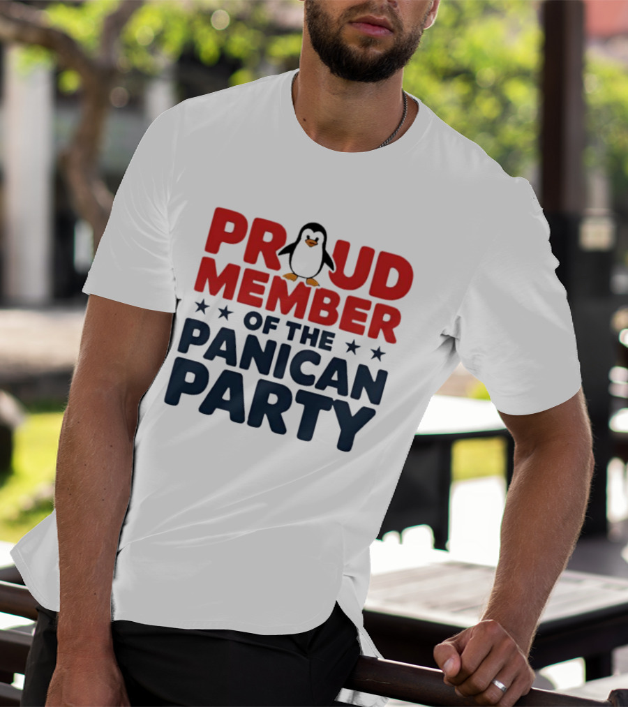 Proud Member Of The Panican Party Penguin T-Shirt