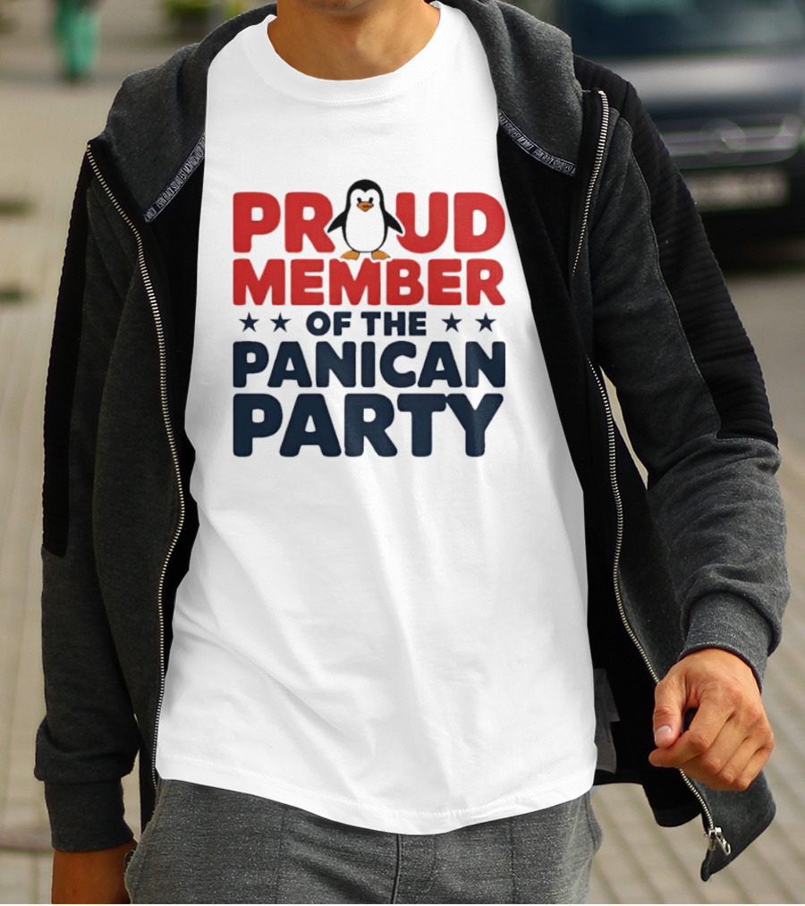 Proud Member Of The Panican Party Penguin T-Shirt