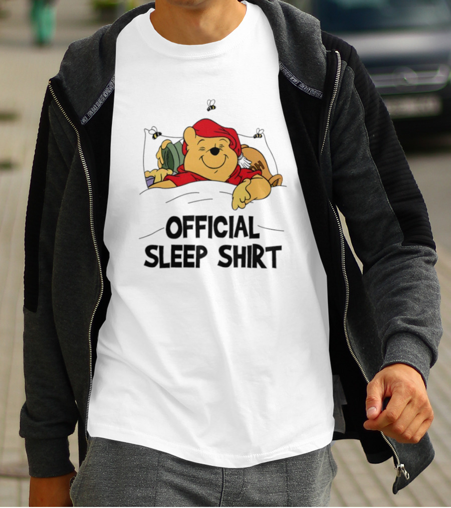 Pooh Pajama Sleep Emoji ZZZ Hunny Dreams T-Shirt