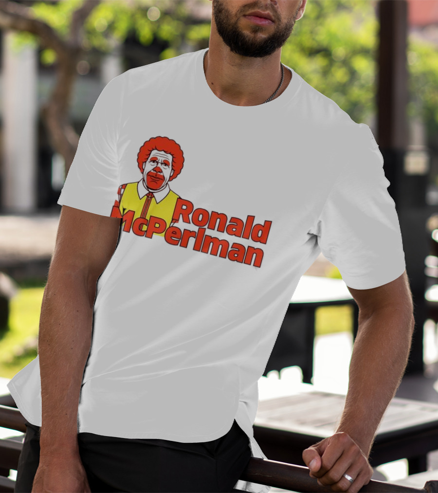 Ronald McPerlman McDonalds And Ron Perlman Crossover T-Shirt