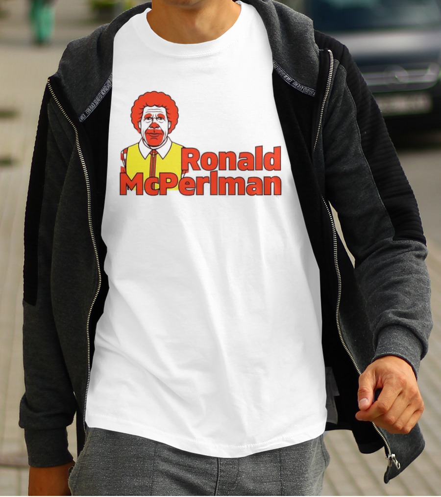 Ronald McPerlman McDonalds And Ron Perlman Crossover T-Shirt