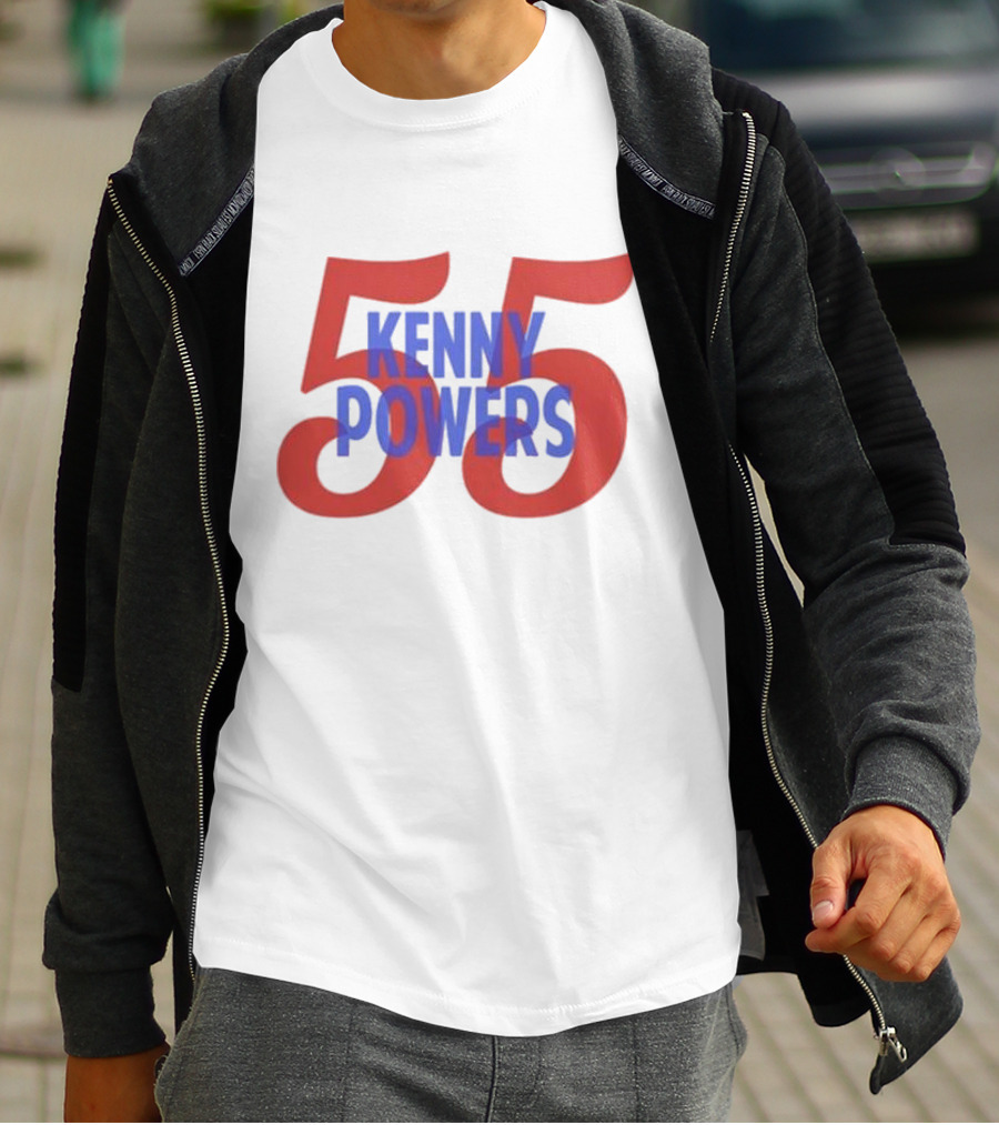 Kenny Powers 55 Bold Number Design T-Shirt