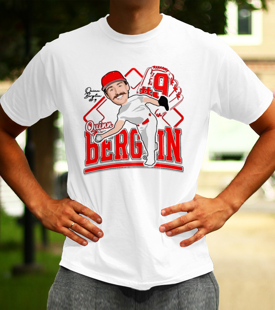 Quinn Berglin Baseball 2025 Glove Number 9 T-Shirt