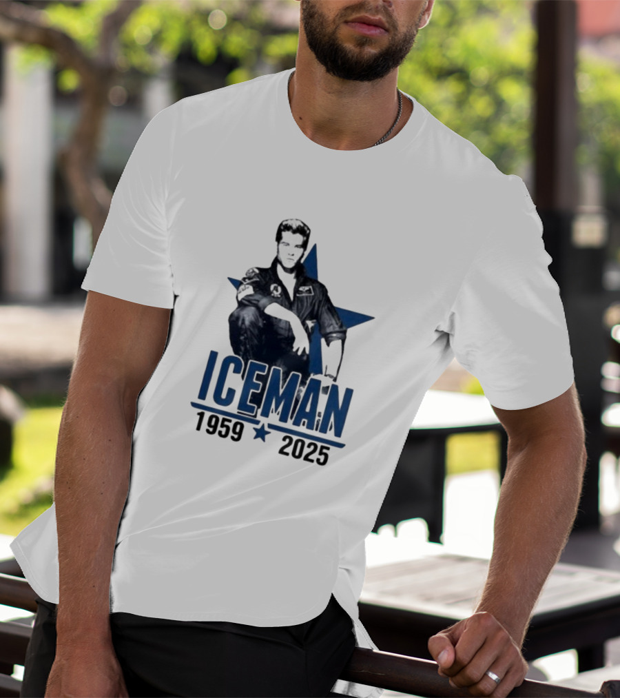 Val Kilmer 1959-2025 Iceman Top Gun T-Shirt