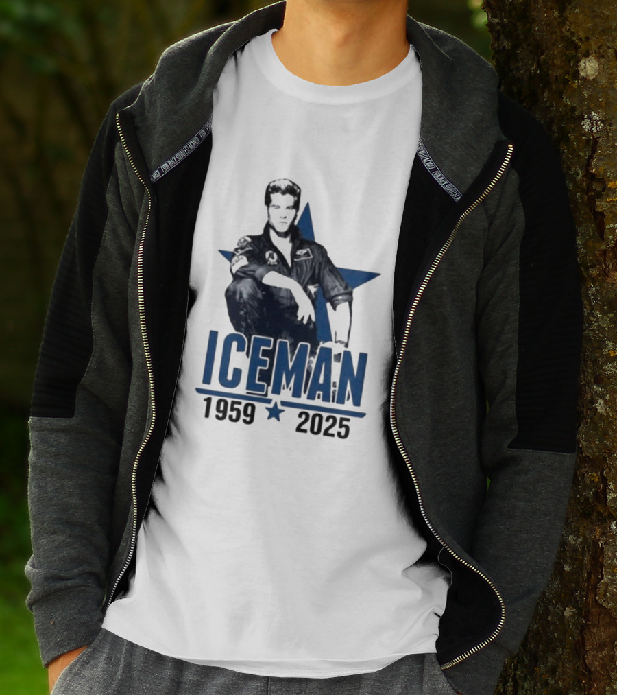 Val Kilmer 1959-2025 Iceman Top Gun T-Shirt