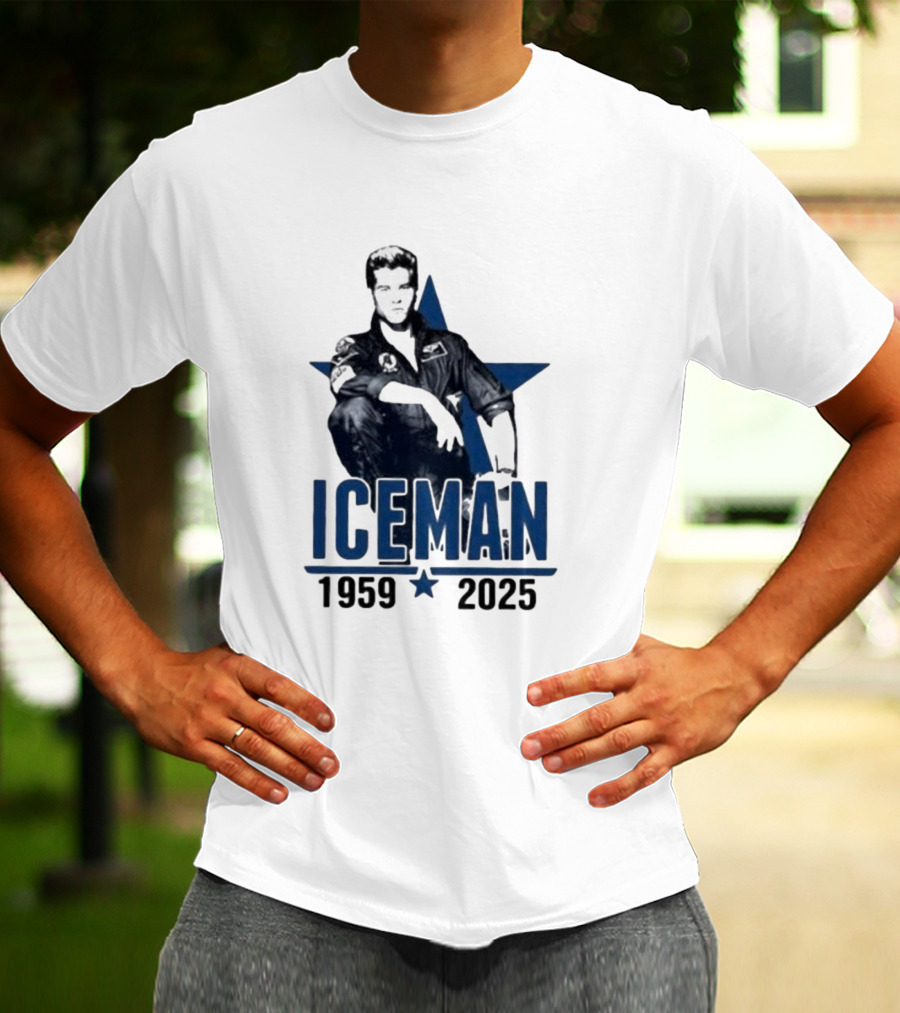 Val Kilmer 1959-2025 Iceman Top Gun T-Shirt
