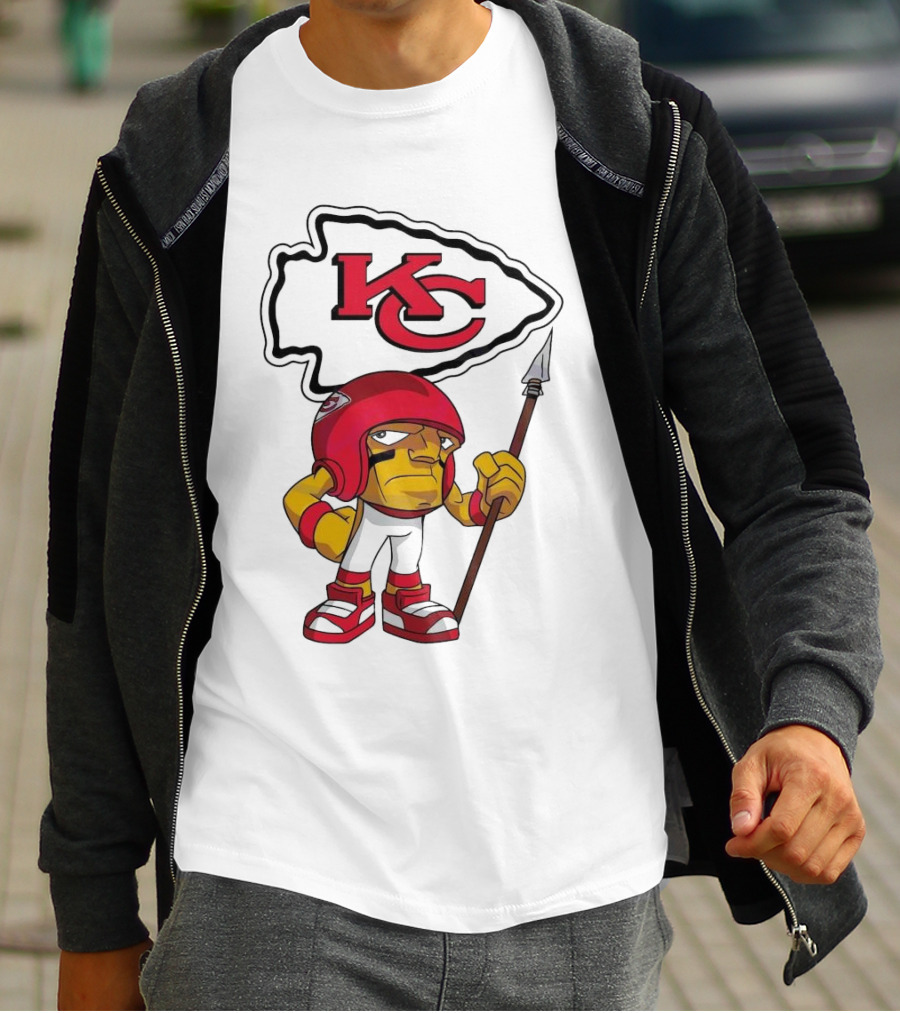 Rush Zone Kansas City Chiefs NFL Character KC Logo 2025 T-Shirt