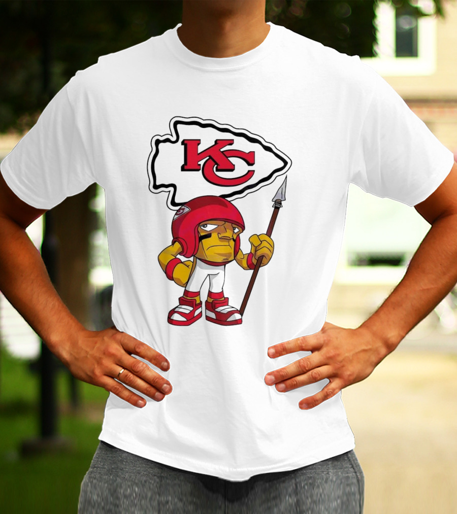 Rush Zone Kansas City Chiefs NFL Character KC Logo 2025 T-Shirt