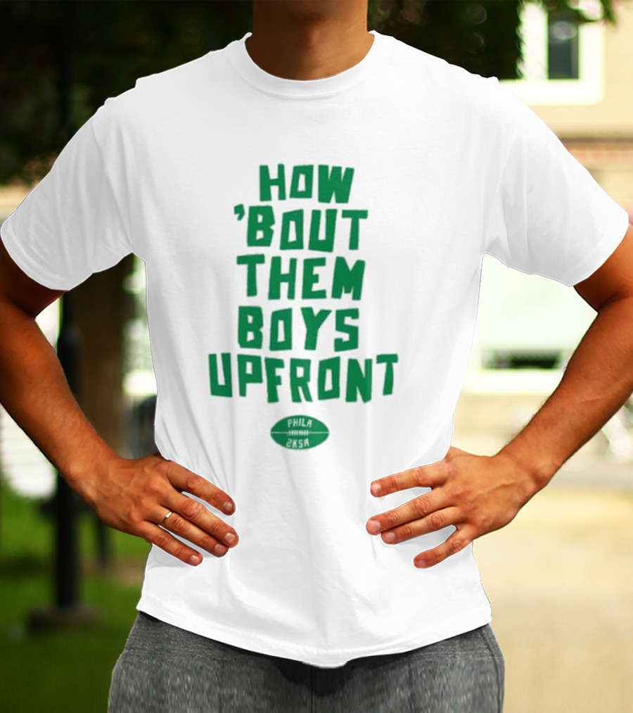 Saquon Barkley 2KSA How 'Bout Them Boys Upfront Football T-Shirt