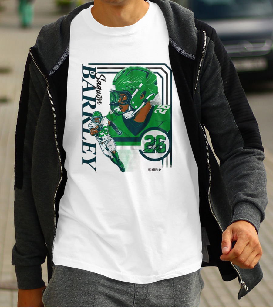 Barkley 26 NFL Philadelphia Eagles Signature Collage T-Shirt