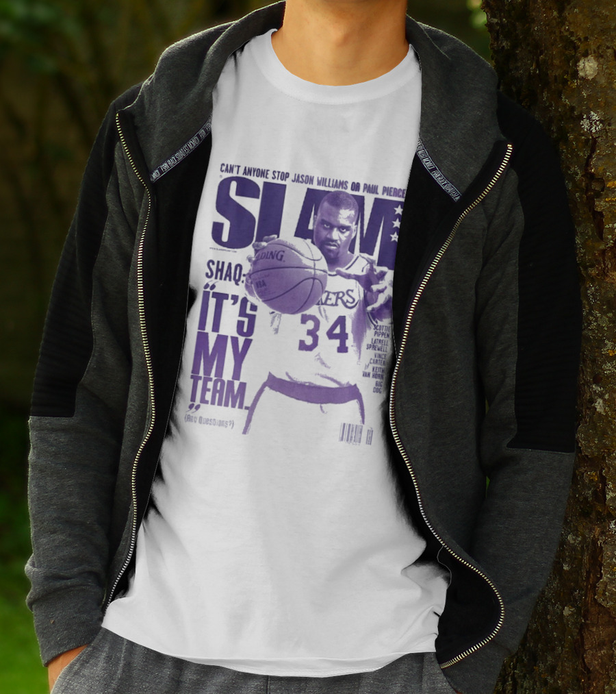 SLAM Shaquille O’Neal Lakers It's My Team 34 T-Shirt