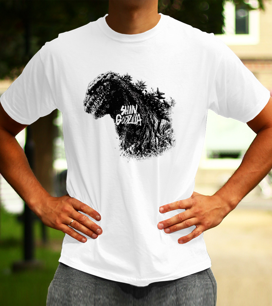 Shin Godzilla Persecution Of The Masses Kaiju Silhouette T-Shirt