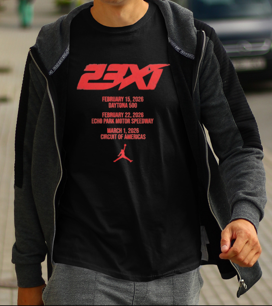 23XI Racing Daytona 500 February 18 2026 NASCAR Bubba Wallace Circuit Of Americas T-Shirt