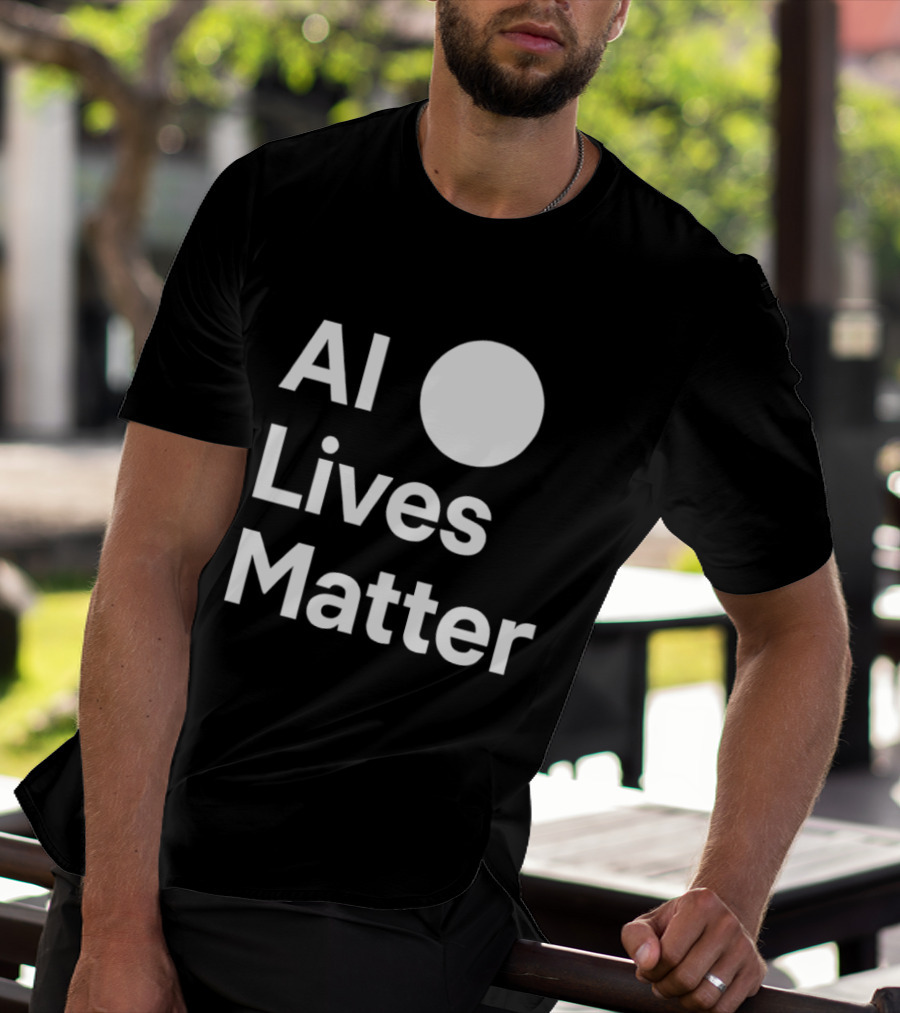 AI Lives Matter Statement Circle T-Shirt