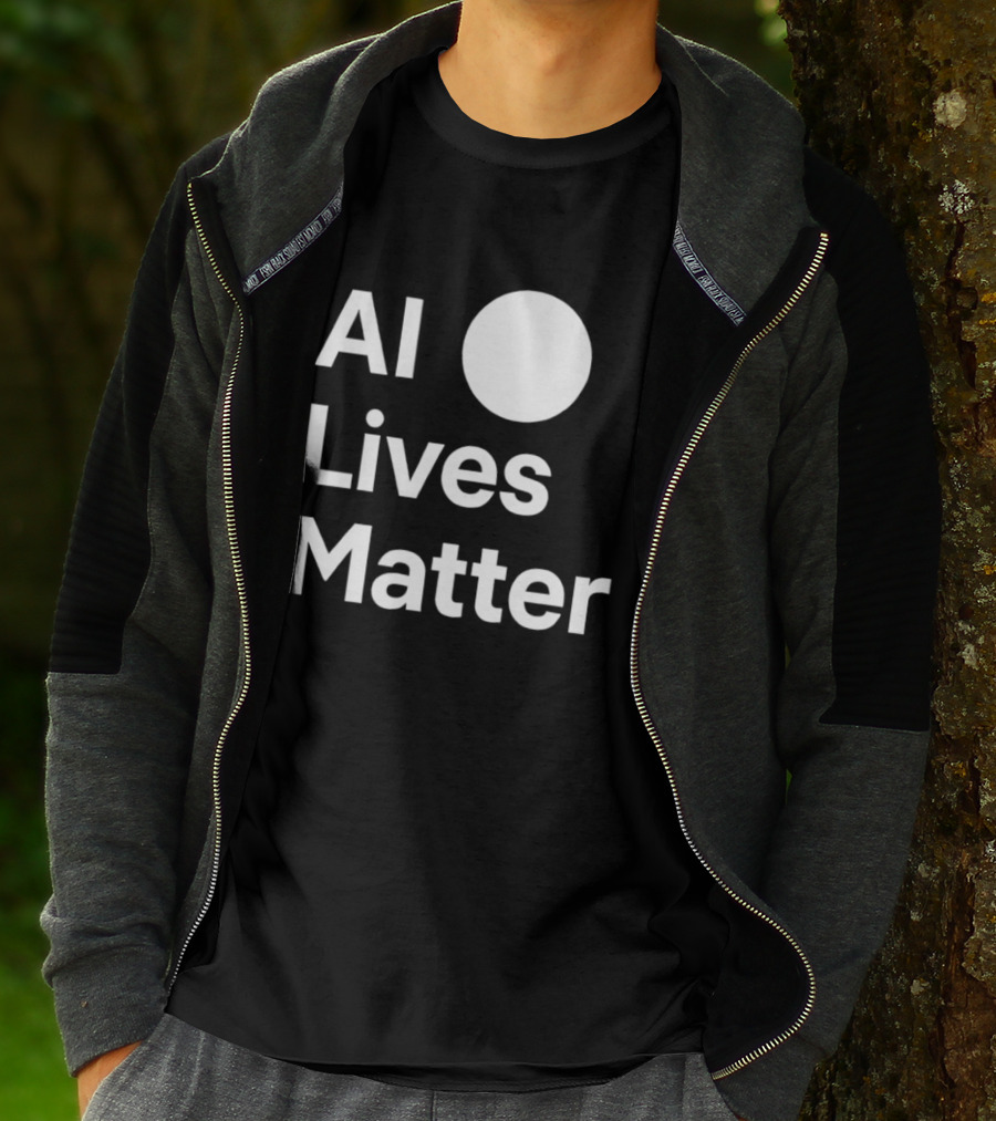 AI Lives Matter Statement Circle T-Shirt