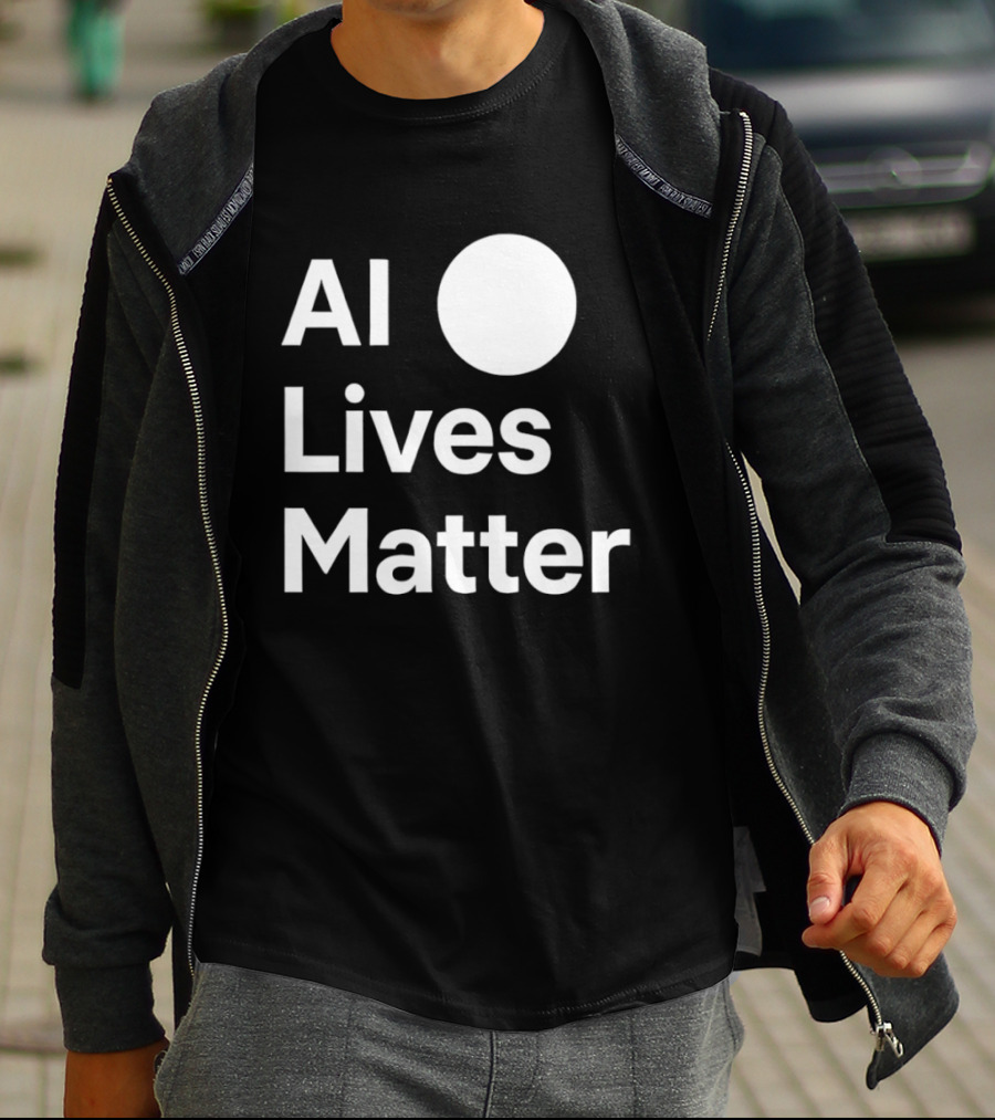 AI Lives Matter Statement Circle T-Shirt