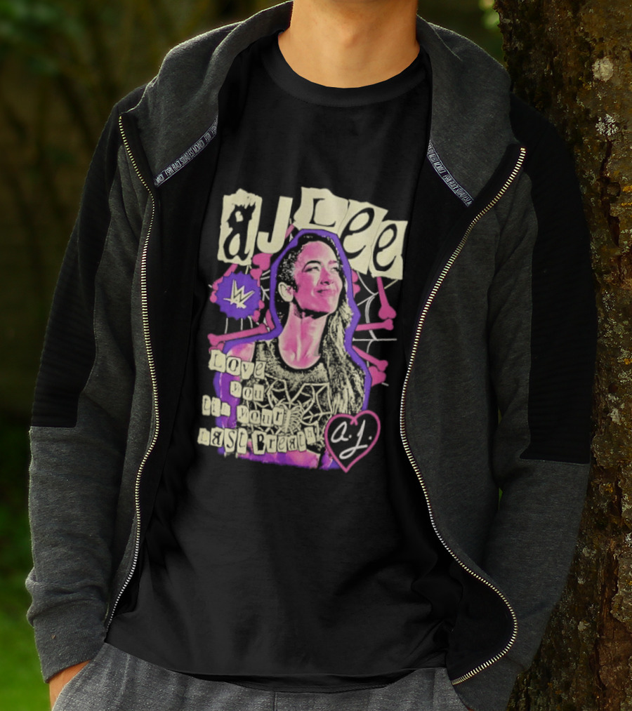 AJ Lee Love You Til Your Last Breath Star Power Heart T-Shirt