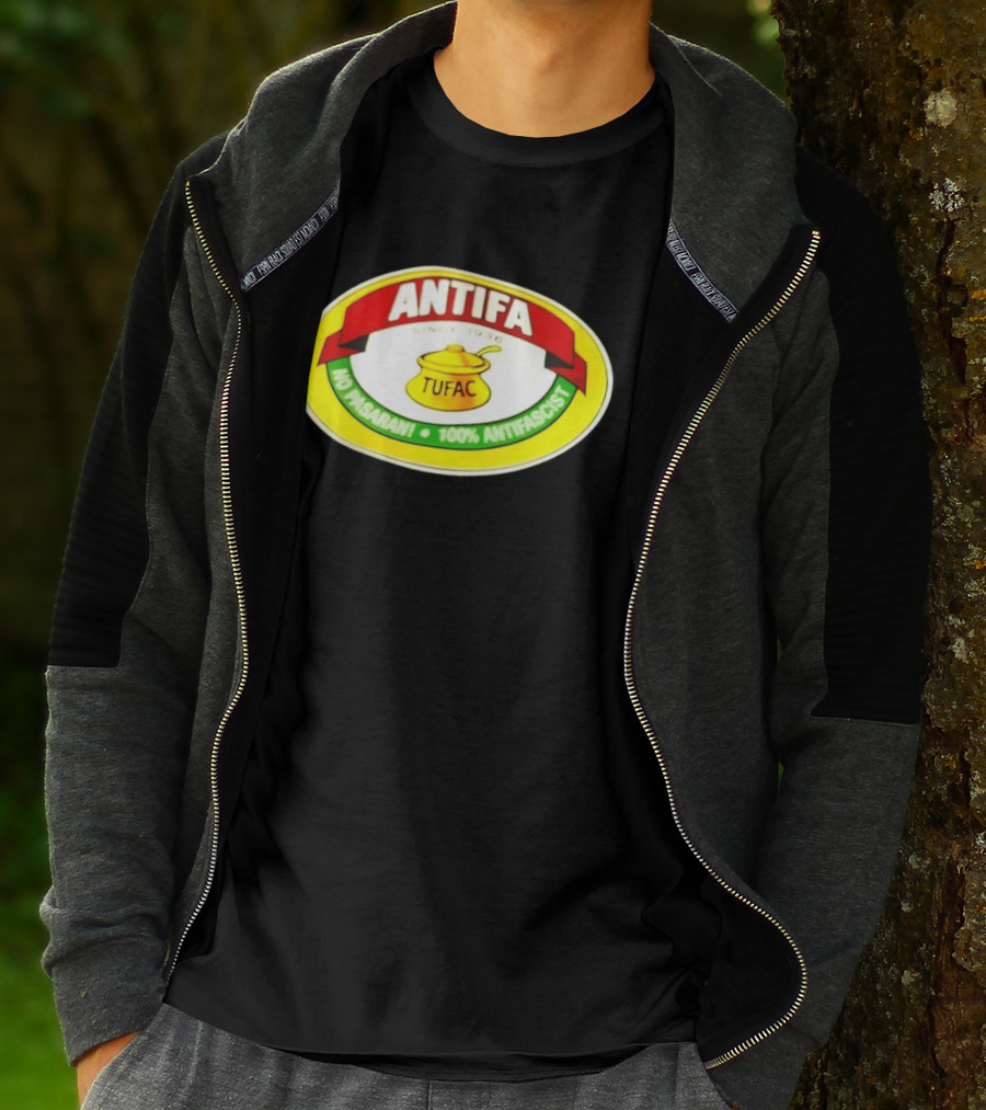 ANTIFA Since 1930 TUFAC No Pasaran 100% Antifascist T-Shirt
