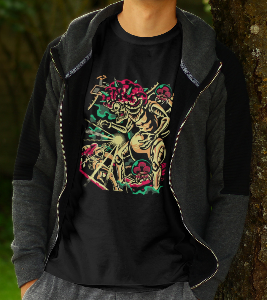 Arace Rampage Energetic Monster Battle Explosion T-Shirt