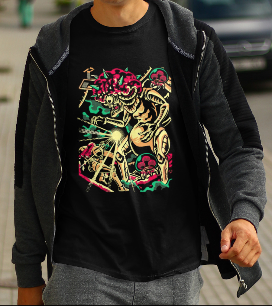 Arace Rampage Energetic Monster Battle Explosion T-Shirt