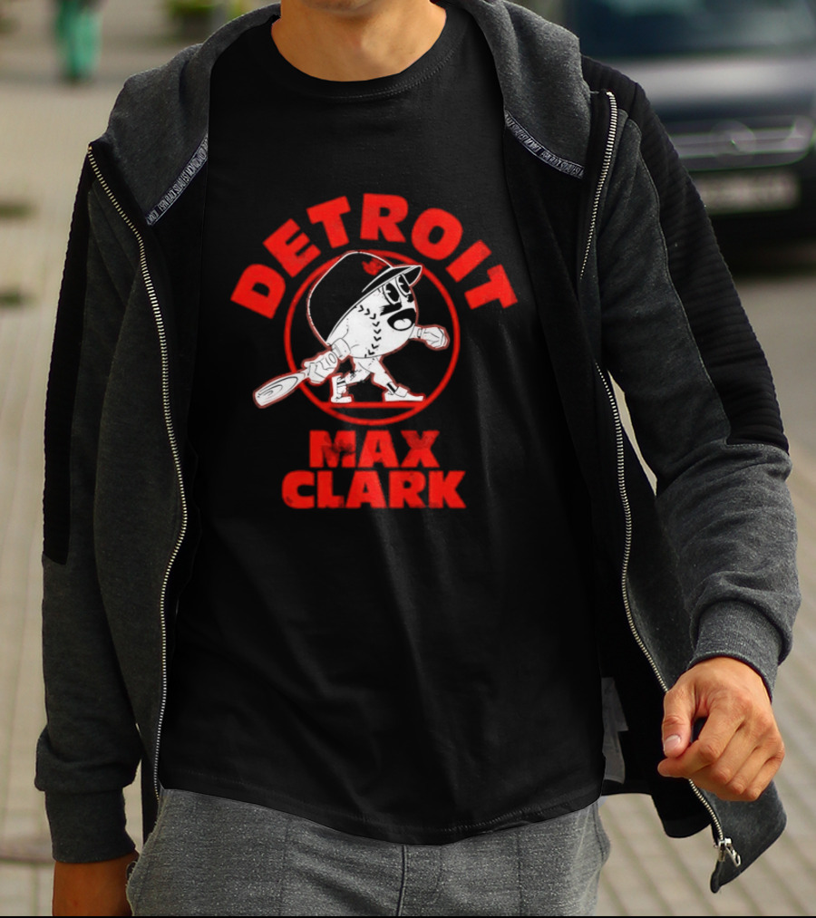Detroit Tigers Max Clark Baseball Buddies T-Shirt