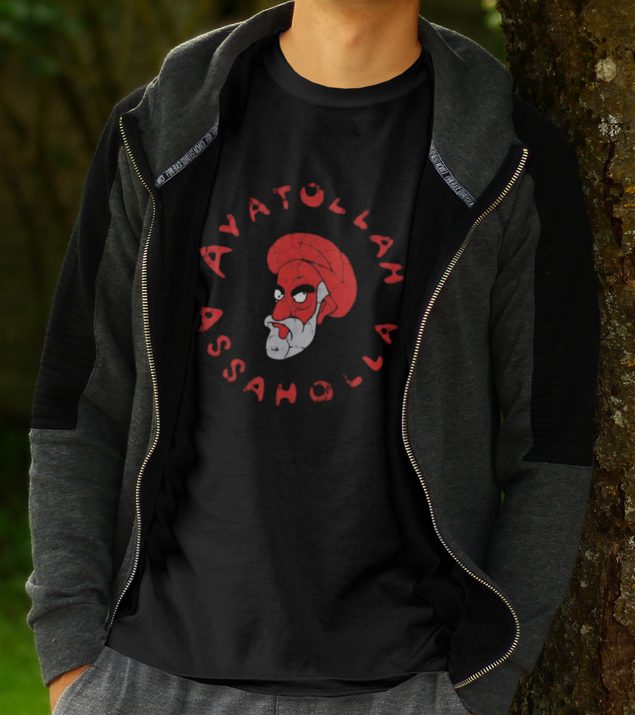 Ayatollah Assaholla Red Face T-Shirt