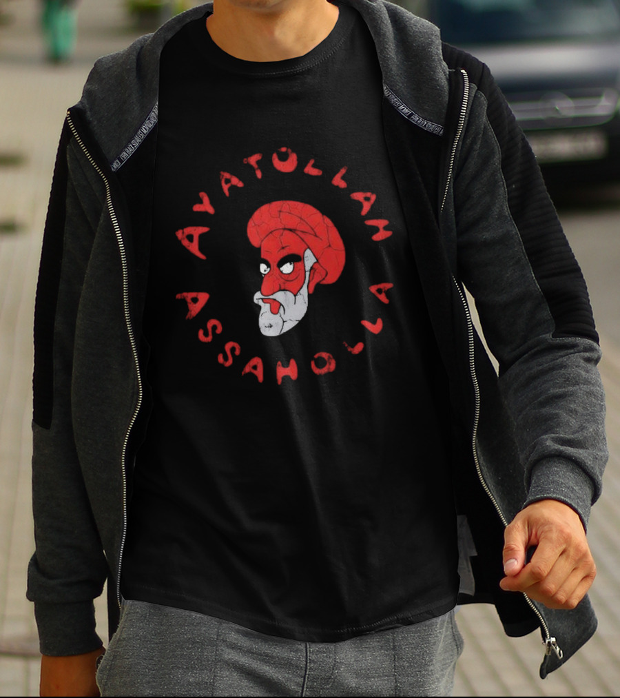 Ayatollah Assaholla Red Face T-Shirt