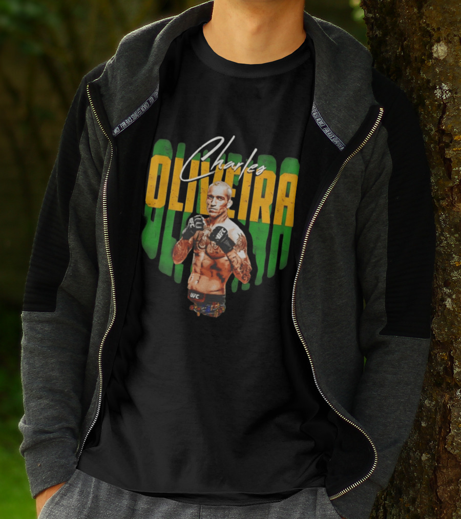 Charles Oliveira UFC Fighter Signature Pose T-Shirt