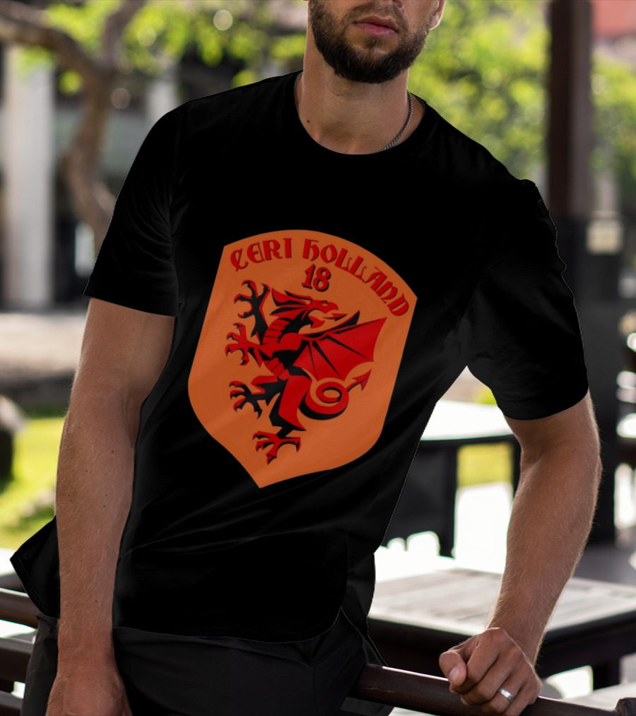Ceri Holland 18 Red Dragon T-Shirt