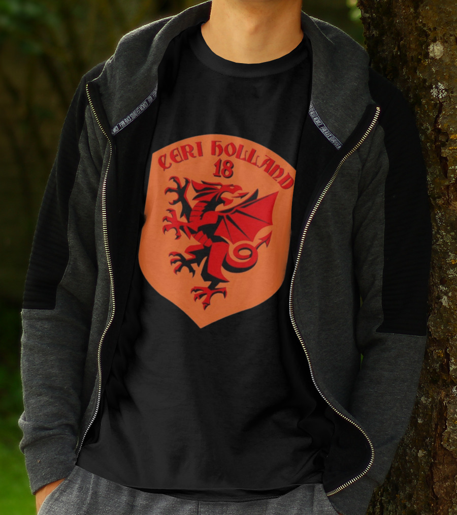 Ceri Holland 18 Red Dragon T-Shirt