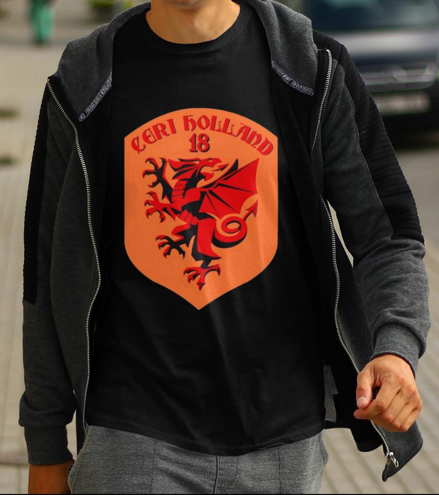 Ceri Holland 18 Red Dragon T-Shirt